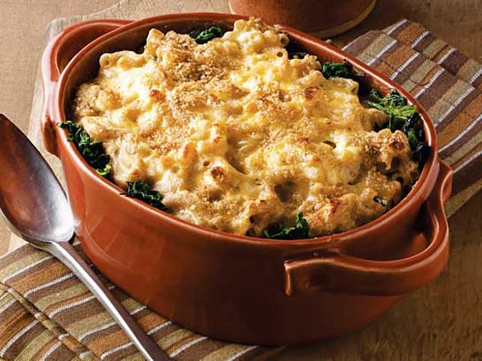Whole-Wheat Mac and Cheese with Spinach Recipe