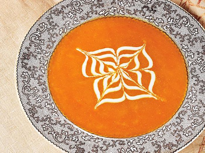 spicy ginger pumpkin soup