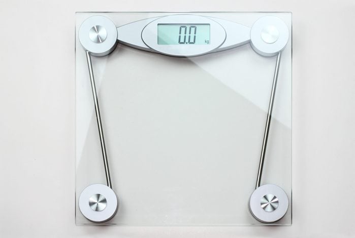 glass weight scale
