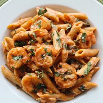 shrimp and penne