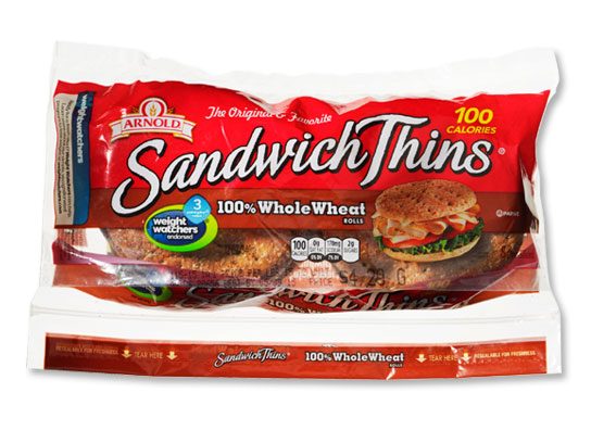 stop and drop breakfast foods sandwich thins