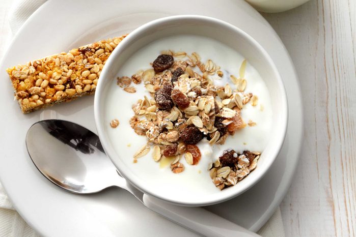 bowl of yogurt with granola