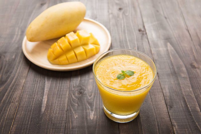mango and mango smoothie