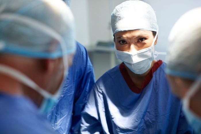nurse in operating room