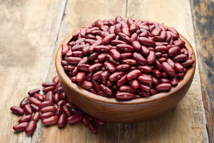 bowl of red kidney beans