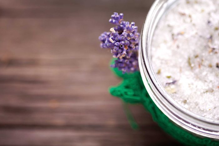 Natural lavender skin care product.