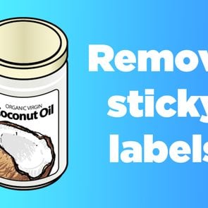 coconut oil sticky labels
