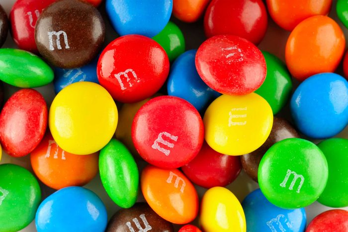 colorful M&M's candy
