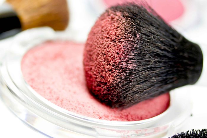 close up of a makeup brush
