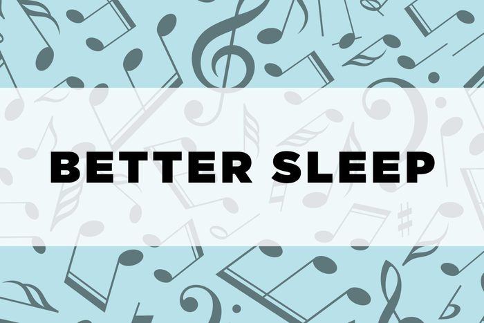 graphic text: Better sleep