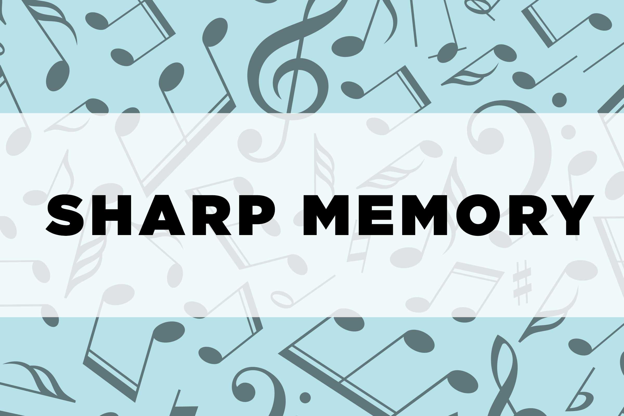 graphic text: Sharp memory