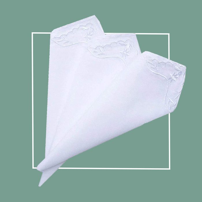 white handkerchiefs