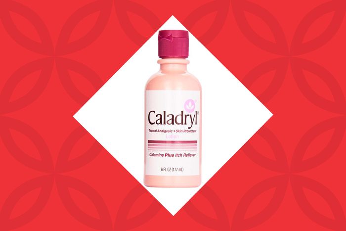 bottle of Caladryl calamine lotion
