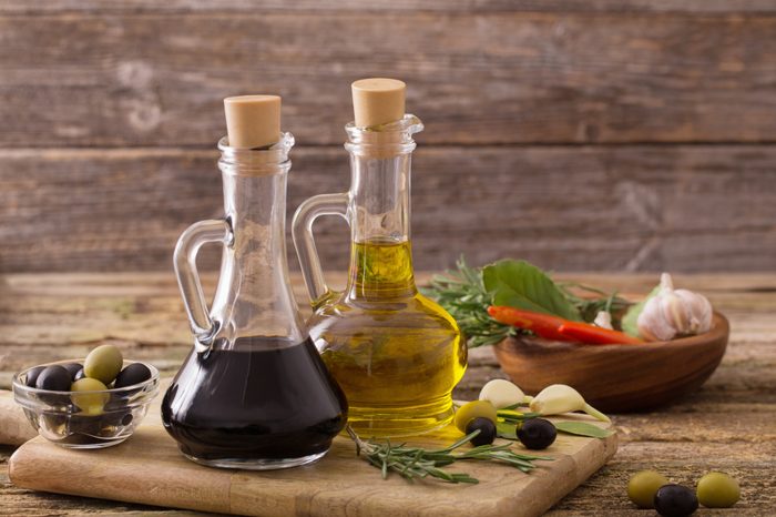 balsamic vinegar and oil