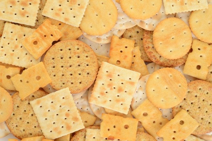 assortment of crackers