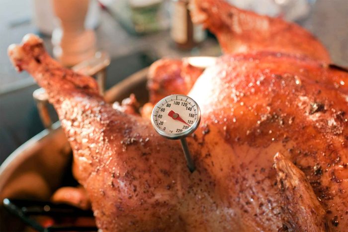 thermometer in a turkey