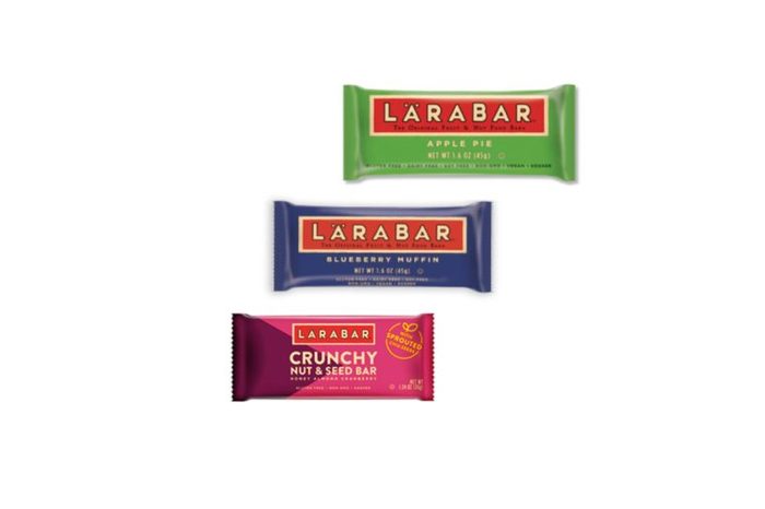 Three different flavored Larabars