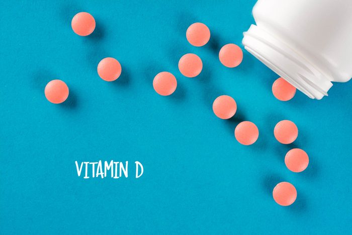 Vitamin D pills.
