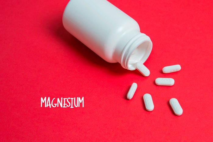 Magnesium tablets. 