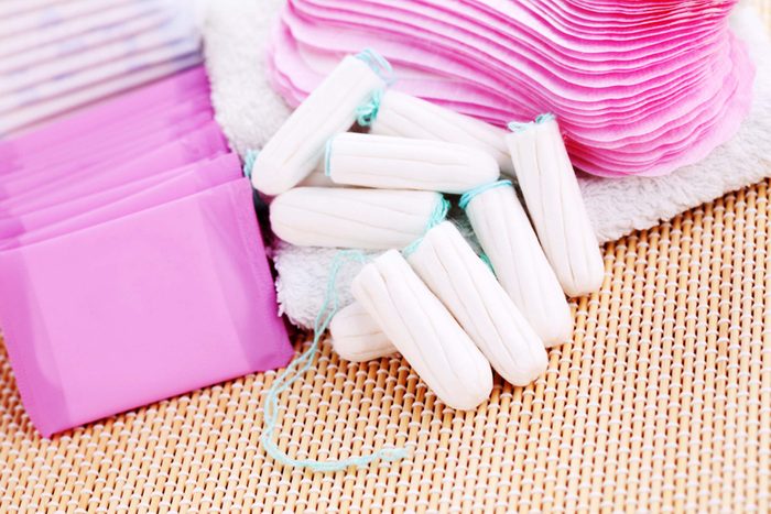 Pads and tampons.