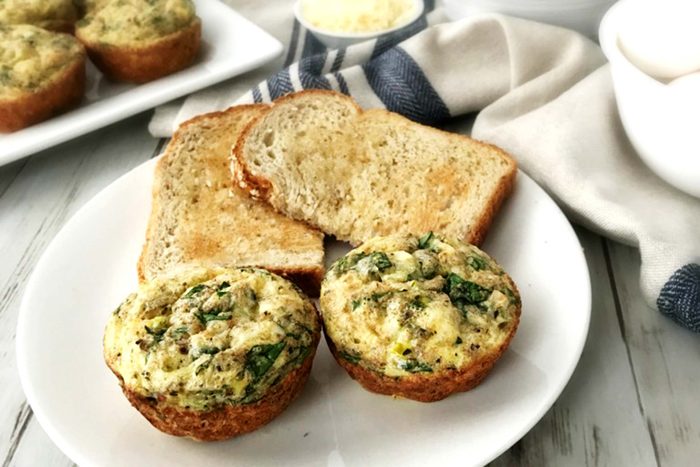Spinach-Parmesan-Egg-Muffins