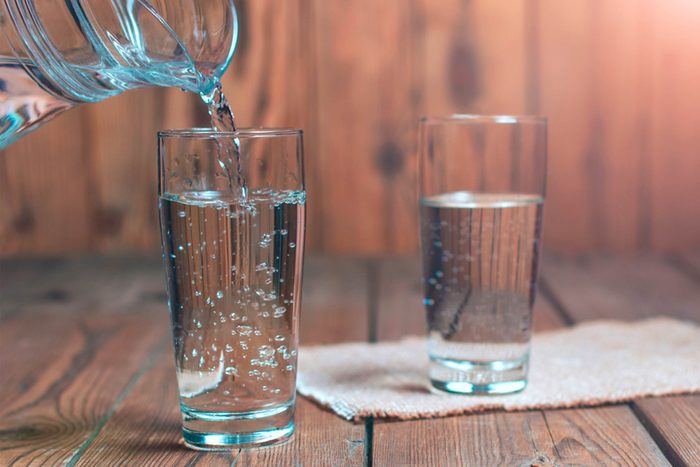 two glasses of water