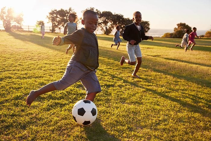 soccer children exercise 