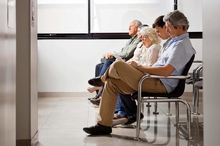 people sitting in waiting room