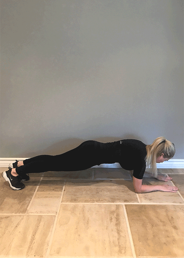 03-plank-How to Lose Arm Fat-Courtesy Lagree Fitness Studio