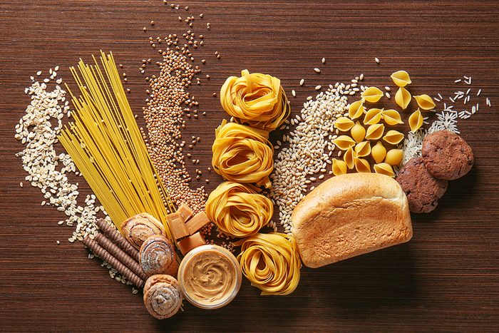 Pasta, bread and other carbs