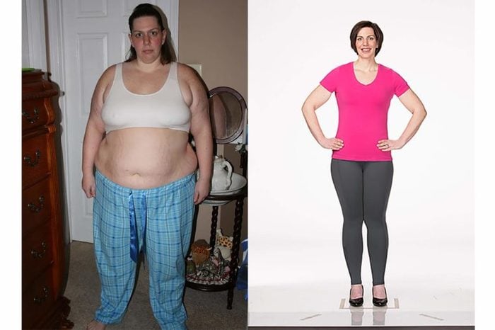 Andrea Barlow, before and after