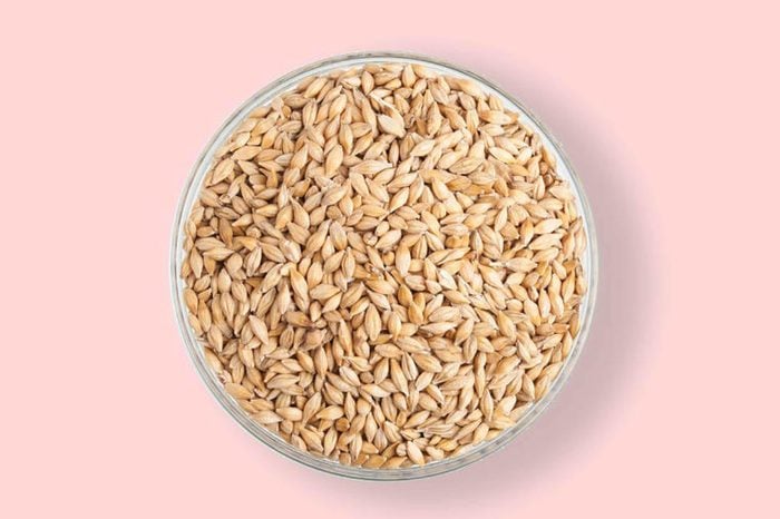 Barley in a bowl