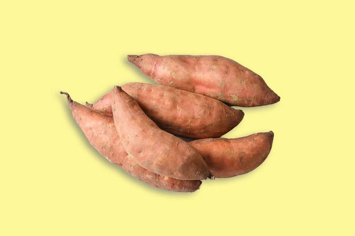 four sweet potatoes