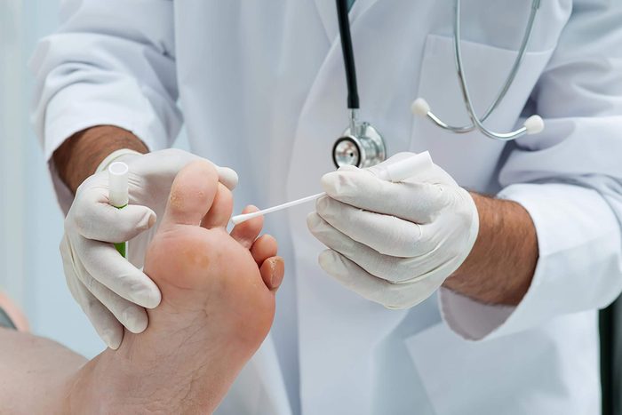 Doctor-checking-foot