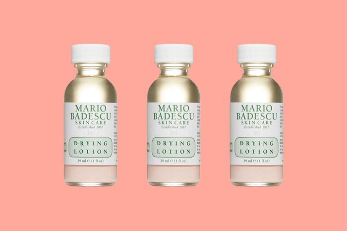 bottles of Mario Badescu skincare lotion