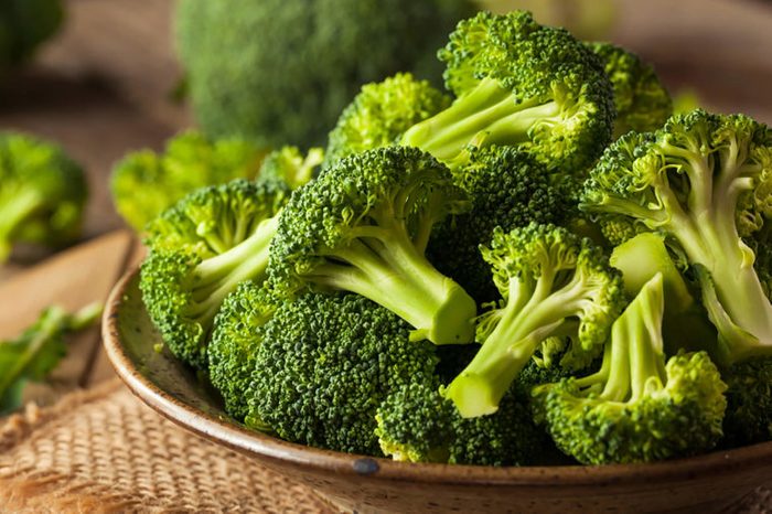 Plate of broccoli
