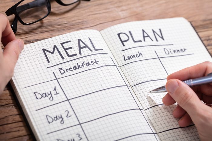 diet meal plan notebook