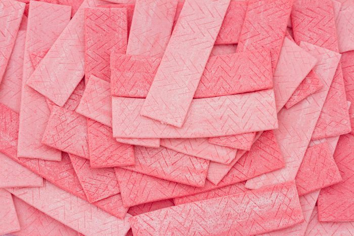 Pink Bubble Gum Background