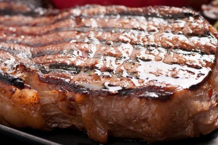 char grilled ribeye beef steak
