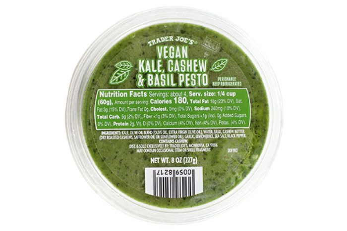 Vegan Kale, Cashew & Basil Pesto