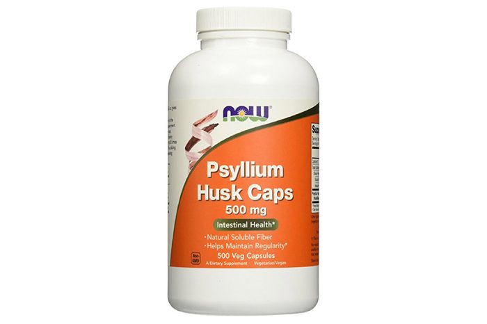 Bottle of Psyllium Husk Cap vitamins