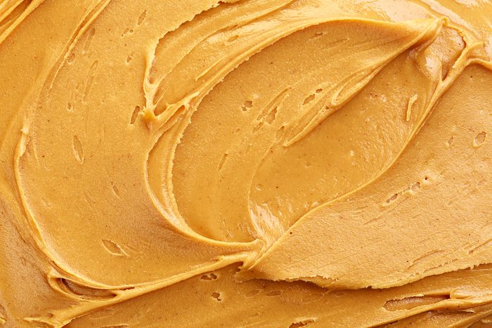 swirl of creamy peanut butter