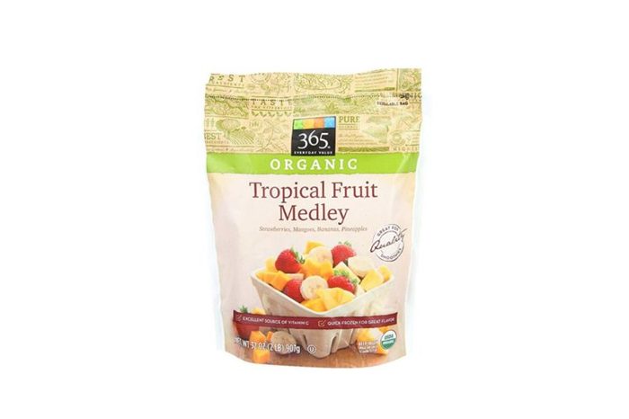 bag of frozen tropical fruit medley