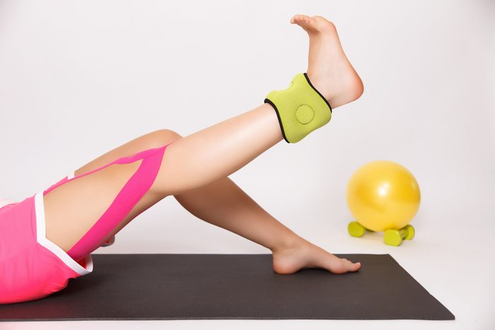 Recovering exercise for injured leg