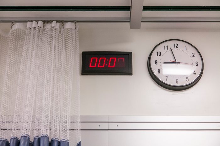 hospital room clocks