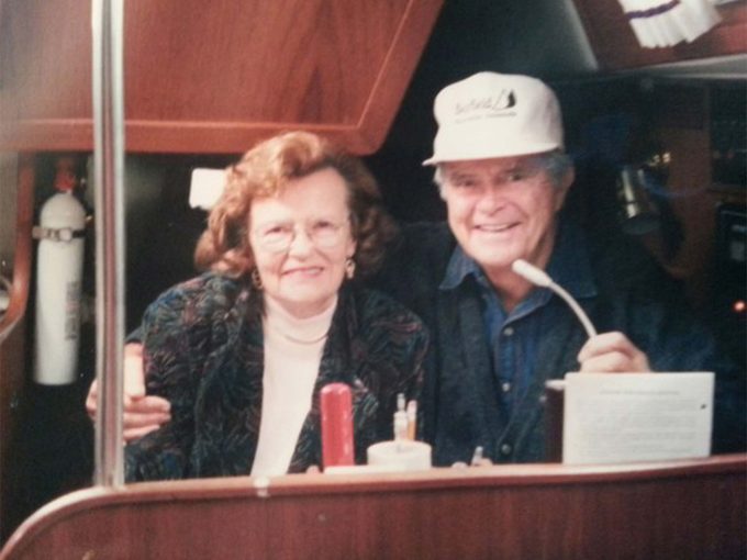 Jim with his wife, Dorothy