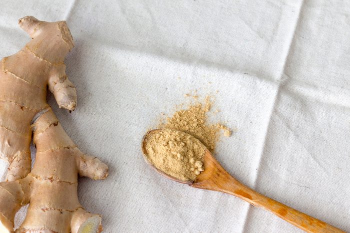 Raw ginger, powder ginger and shot ginger for your health