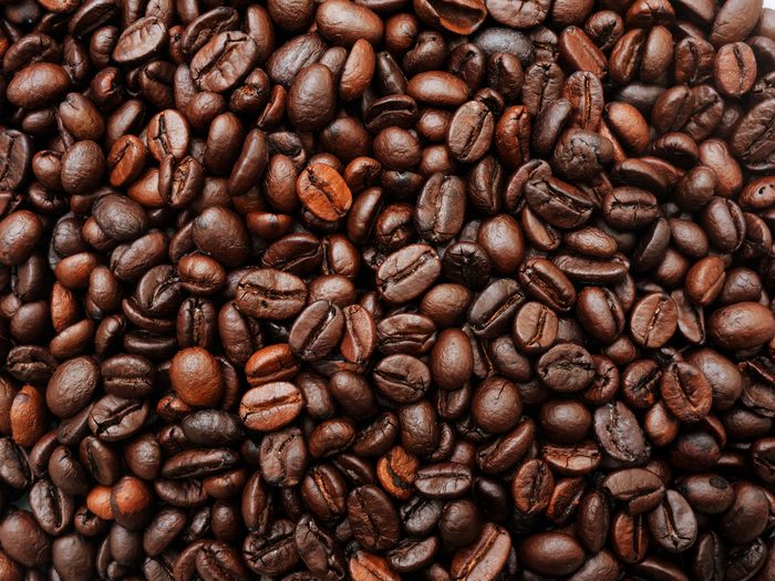 Coffee texture.Coffee background.Coffee beans.Coffee aroma.