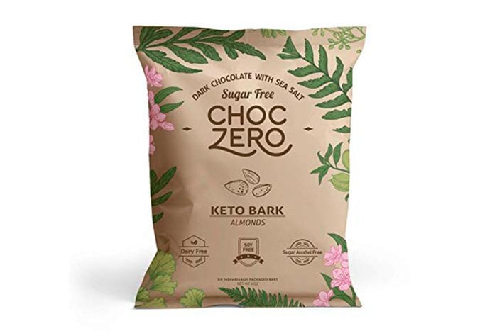 Choc Zero keto bark