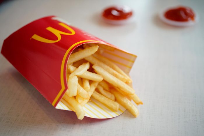 Fresh fries, fast food